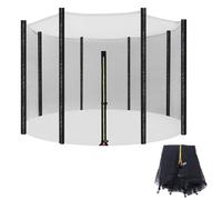 AHDFY Rete di Ricambio per Trampolino, Rete di Sicurezza per Trampolino per 5FT 6FT 8FT 10FT 12FT 13FT 14FT 16FT, Traspirante, Resistente allo Strappo e all'Usura,6ft/6 Pole/∅1.83M