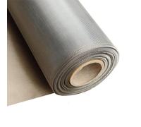 AHDFY Rotolo di Zanzariera per Finestre in Acciaio Inox 304, Rete Metallica Anti Roditore Zanzara Insetto, Fenster Fliegengitter, per Prese d'Aria, Copertura per Cucina,W:1.2m(47in),L:5m(196in)