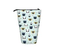 Ahdyr Astuccio per matite Zebra Panda Koala Penna per animali infantili Supporto telescopico Supporto per cancelleria Custodia per scuola Forniture per studenti Artisti Ufficio infermiere