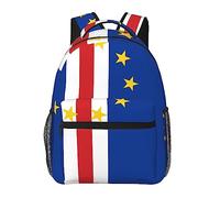 Ahdyr Borsa a tracolla leggera per adulti con bandiera di Capo Verde Art Borsa a tracolla di grande capacità con spallacci regolabili per il lavoro di trekking a piedi in bicicletta
