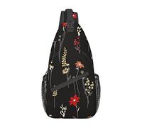 Ahdyr Borse a tracolla, zaino a spalla da donna con fiori a soffio di vento, zaino a tracolla per viaggi escursionistici