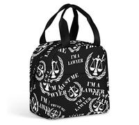 Ahdyr Fidati di me, sono un avvocato, borsa termica per il pranzo, riutilizzabile, borsa termica con t a per lavoro, picnic, viaggi, ufficio, spiaggia, uomo, donna