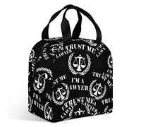 Ahdyr Fidati di me, sono un avvocato, borsa termica per il pranzo, riutilizzabile, con t a e manico, per uomo, donna, lavoro, picnic, viaggi, ufficio, spiaggia
