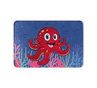 Ahdyr Octopus Zerbino Morbido Antiscivolo Tappetino per Interni Assorbente Tappetino EasyHome Antimacchia Tappetino per Interni 23,6x15,8 Pollici per Ingresso Casa Patio Sotto Lavandino