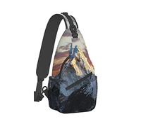 Ahdyr Sling Backpack Travel Hiking Daypack Borsa a tracolla in corda Mountain-Nepal-Everest
