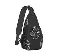 Ahdyr Sling Backpack Travel Hiking Daypack Catcher-Baseball-Team-Japen-Pride Borsa a tracolla in corda