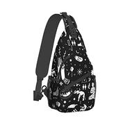 Ahdyr Sling Backpack Travel Hiking Daypack Muay-Thai-Flying-Knee-Thailand Corda Borsa a tracolla a tracolla