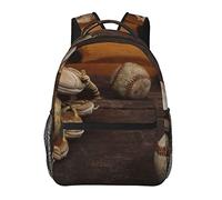 Ahdyr Zaini leggeri per arrampicata all'aperto Camminare Ciclismo Borsa da trasporto multiuso antifurto di grande capacità, zaino da campeggio all'aperto da baseball retrò