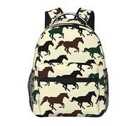 Ahdyr Zaini Leggeri per Arrampicata all'Aperto Camminare Ciclismo Borsa da Viaggio Multiuso Antifurto di Grande Capacità, Zaino da Campeggio all'aperto da Corsa di Cavalli Selvaggi