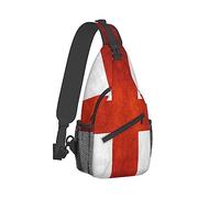 Ahdyr Zaino a casual, borsa, Borsa sul petto con bandiera inglese vintage St George'S England, borsa da trasporto, viaggio a per uomo/donna
