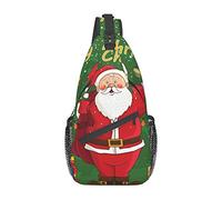 Ahdyr Zaino a tracolla di Babbo Natale, borsa a tracolla leggera a tracolla per donna uomo, zainetto casual per esterni