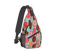 Ahdyr Zaino da viaggio per uomo e donna, zainetto da viaggio, deliziosa ciam Art Sling Bag per viaggi all'aperto Escursionismo Zaino compatto per attrezzi