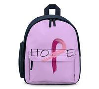 Ahdyr Zaino unisex per la consapevolezza del cancro al seno con nastro rosa Borsa a tracolla leggera per laptop Zaino causale Borse da esterno