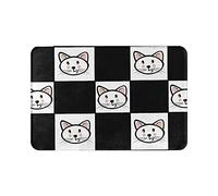 Ahdyr Zerbino Gatto Morbido Antiscivolo Tappetino Interno Assorbente EasyHome Tappetino Antimacchia Tappetino Interno 20x31,5 Pollici per Ingresso Casa Patio Sotto Lavandino