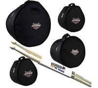 Ahead Armor ARSET-2 - Custodia per batteria, 22 x 18/10 x 8/12 x 9/14 x 14 cm + bacchette Keepdrum