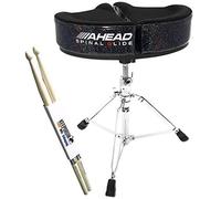 AHEAD SPG LL-BS-1 3 Spinal Glide Drum Sgabello Black Sparkle della schiena schonend sella keepdrum Drum Sticks