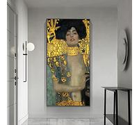 Aheng Art Gustav Klimt Giuditta e la testa di Oloferne Riproduzioni di dipinti famosi di arte della parete Immagine Poster Immagini 70X140 cm Senza cornice