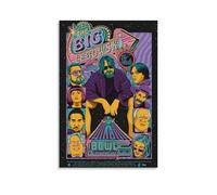 AHEUWAEBE Poster su tela, motivo: The Big Lebowski, poster artistico da parete per soggiorno, 60 x 90 cm, senza cornice