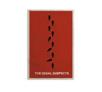 AHEUWAEBE Poster su tela, motivo: The Usual Suspects (40 x 60 cm), senza cornice, per soggiorno