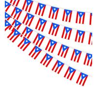 AhfuLife 1Pcs Bandiere di Puerto Rico, per Decorazioni per Feste, 30 Bandiera di Porto Rico, in Tessuto, Doppio Lato, per Feste Nazionali e Fan del Calcio (Puerto Rico, 14 x 21 cm, 1 pezzi)