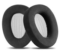 AHG Accessory House Global Empyrean Empyrean II e Elite Ancantera - Cuscinetti per auricolari angolati, compatibili con cuffie Meze Empyrean, Empyrean II ed Elite, facile da montare | Alcantara di