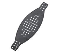 AHG Accessory House Global - Fascia larga perforata Maxwell 2, compatibile con cuffie Audeze Maxwell 2 (nero) in pelle bovina di alta qualità, realizzata a mano, cucita