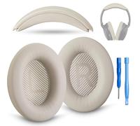AHG Accessory House Global Kit di cuscinetti auricolari e cuscinetti per archetto di ricambio QC Compatibile con cuffie wireless Bose QuietComfort (2023) QC45 QCSE QC35 II con cancellazione del rumore