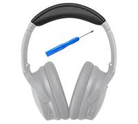 AHG QC35 ii - Kit di cuscinetti per fascia/fascia QC35, compatibile con cuffie Bose QuietComfort 35 ii/QC35 (nero) Design della fascia di alta qualità, montaggio fai da te senza cuciture, comfort e