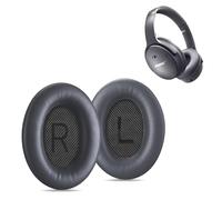 AHG QC45 - Cuscinetti auricolari di ricambio compatibili con cuffie Bose QuietComfort 45 / Bose QC45 con cancellazione del rumore (Eclipse grigio), pelle proteica di alta qualità, schiuma spessa ad