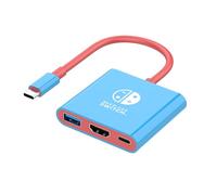 AHGEIIY Switch 2 Dock Switch docking station per Nintendo, adattatore TV portatile Switch2 supporta la modalità TV 4K 60Hz compatibile con Steam Deck/Switch2 OLED, docking station da viaggio