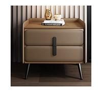 AHGFTYRDT Comodino nordico semplice comodino in metallo con doppio cassetto armadio camera da letto comodino creativo soggiorno TV comodino comodino interno camera da letto comodino (B2)