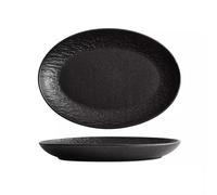 AHGFTYRDT Piatti piani Piatti da dessert Piatto ovale in ceramica per forno a microonde Speciale piatto di pesce al vapore Piatto da cena Piatto per uso domestico Piatto di pesce Piatti in ceramica