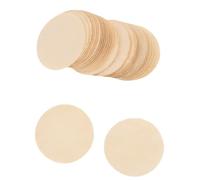 Ahgsup 500 Pezzi di Carta da Filtro per caffè Non Sbiancata da 27 Mm, Dimensione del Foro da 0,3 Mm per un Sapore Ottimale, Filtri Rotondi Usa e Getta Sicuri e Resistenti Al Calore per