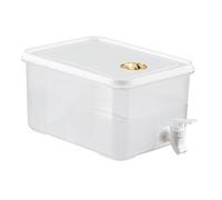 Ahgsup Dispenser per Bevande in Plastica Dispenser per Bevande di Grande capacità da 3,5 Litri per Eventi Familiari Elegante Design Dorato