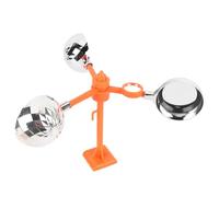 Ahgsup Dispositivo Deterrente per Uccelli Ad Energia Solare con Prismi Riflettenti a 360° e Suono - Spaventapasseri Visivo e Audio 2 in 1 per Frutteto, Rete Elettrica, Aree Estern