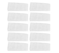 Ahgsup Fermaporta a Forma Quadrata Design Cavo Affidabile Attrito TPR Sicurezza 10 Pezzi 1,6 X 3,7 Pollici