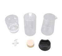 Ahgsup Pentola per caffè Freddo, Regolabile da 400 Ml | Vetro ad alto borosilicato, design rotondo moderno, perfetto per bevande ghiacciate