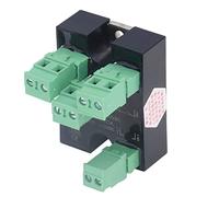 Ahgsup Relè a Stato Solido Trifase, Ingresso 4-32 V | Materiale siliconico, uscita 24-480VAC, design compatto, include connettori, adatto per l\'automazione industriale