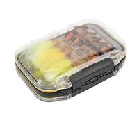 Ahgsup Set di Mosche per Pesca a Mosca da 30 Pezzi, Esche Dai Colori Vivaci per Attirare i Pesci, Leggere e Resistenti per i Viaggi All'aperto, in Acciaio Inossidabile