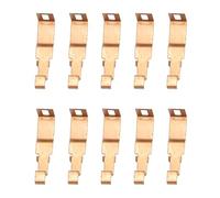 Ahgsup Set di Scarpe Pickup in Ferro Durevole da 10 Pezzi per 440 e 440x2, Ricambio Affidabile per Slot Car Ho, Garantisce Un Trasferimento di Potenza Regolare e Una Facile Instal