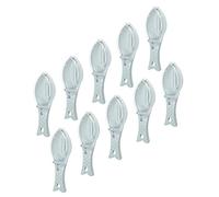 Ahgsup Strumento per Squamare i Pesci, Spazzola Compatta per Rimuovere le | Realizzato in ABS resistente, design scientifico a forma di pesce, facili da pulire, comode maniglie per appendere