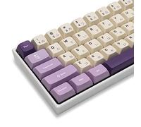 AHHC PBT - Copritasti giapponesi - Ocean Custom, 123 tasti XVX Profilo Keycaps Set completo, per Cherry Gateron MX Switch Tastiera Meccanica (Viola)