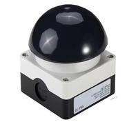 AHHQD 1 interruttore a pedale con molla, autoripristinante/autobloccante, testa a fungo circolare e pulsante di arresto emergenza .0318