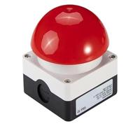 AHHQD 1 interruttore a pedale con molla, autoripristinante/autobloccante, testa a fungo circolare e pulsante di arresto emergenza .0318