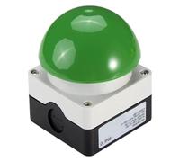 AHHQD 1 interruttore a pedale con molla, autoripristinante/autobloccante, testa a fungo circolare e pulsante di arresto emergenza .0318