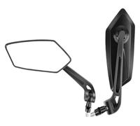 AHHQD 2pcs Motorcycle Rearview Mirror Rotating Side Mirrors Universal Scooter Compatible with H&arley Road King Glide Softail Dyna .D30