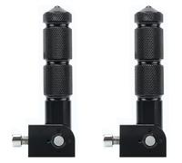 AHHQD 2pcs Rear Pedals Set Cycling Parts Side Kick Stand Foot Brace Folding Bicycle Kickstand Adjustable Motorcycle Footrests .D108