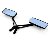 AHHQD Universal 8mm 10mm Motorcycle Rear View Side Mirrors Compatible with Street Sports Bike Chopper Cruiser .D30