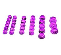 AHHQD Universale 30PCS Moto Modellazione Placcatura Dado Tappo A Vite Decorativo Compatibile Con FZ1 FZ6 FZ6R FZ8 XJ6 MT01 MT03 MT-07 MT-09 .D129