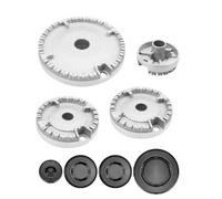 Ahhzyys Set di bruciatori per Piano Cottura,Coperchio per fornello, Set di Cappelli universali per fornelli a Gas, Set di Cappucci per bruciatore a Gas per la Maggior Parte dei fornelli a Gas